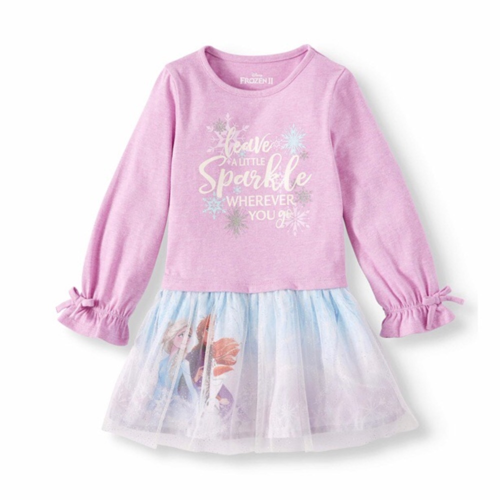 Disney Frozen Elsa Anna sparkly dress